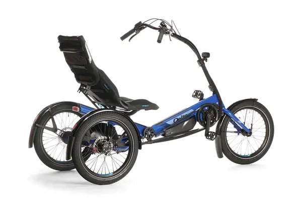 HP Velotechnik Delta TX e-chopper in blue